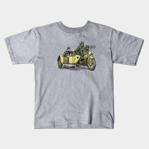 The Dogs of War: Zundapp ks750 Kids T-Shirt by Siegeworks